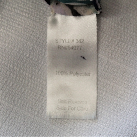 CABI Sleeveless "Tweet Bird" Pattern Chiffon Top - Picture 6 of 8